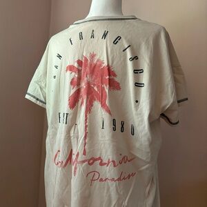 Ascot + Hart California Oversized Graphic Tee